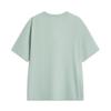Li Ning Sports Lifestyle Series Letter Round Neck Comfortable Breathable Versatile Loose Short Sleeve T-Shirt Men T-Shirt Gray Green AHSV253-4