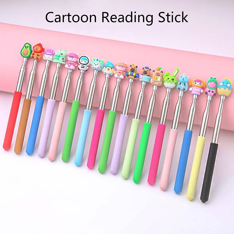 2Pcs Extendable Finger Pointer Stick School Collapsible Telescoping Long Hand Pointing Stick Extendable Finger Reading Stick