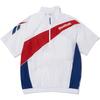 Reebok Stand Collar Color Block Short Sleeve Windbreaker Unisex Jackets White REJU4EA51WT