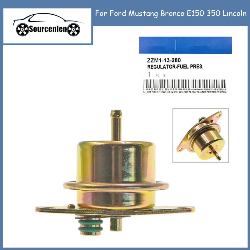 

Fuel Pressure Regulator ZZM1-13-280 PR162 F4SE9C968AA ZZM113280 Replacement Parts Fit for Ford Mustang Bronco E150 350 Lincoln