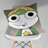 GGunsou FFrog KKeroro Pillowcase for Sofa Room Office Decor Printing  Merchandise AllMatch Cushion Cover