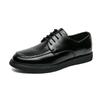 New Casual Leather Man Oxford Shoes Lace Up Mens Casual Footwear Fashion Office Dress Footwear Handmade Gentleman Business Shoes