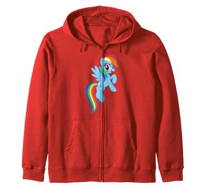 My Little Pony: Friendship Is Magic Big Rainbow Dash Zip Hoodie