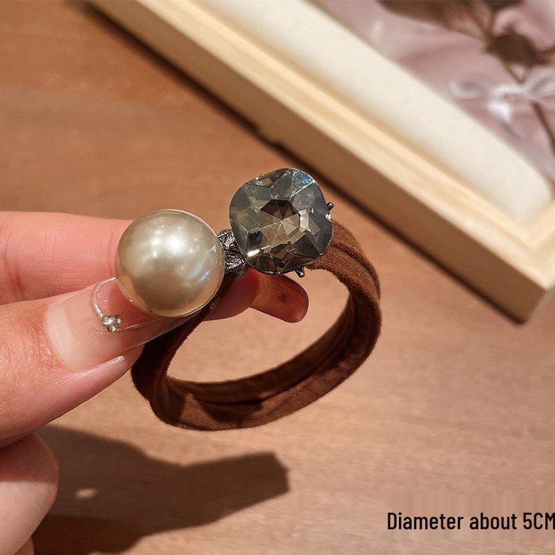 Premium Pearl Hair Ties: High-Elastic, New Small-Fragrance Style, Durable Hair Accessories
