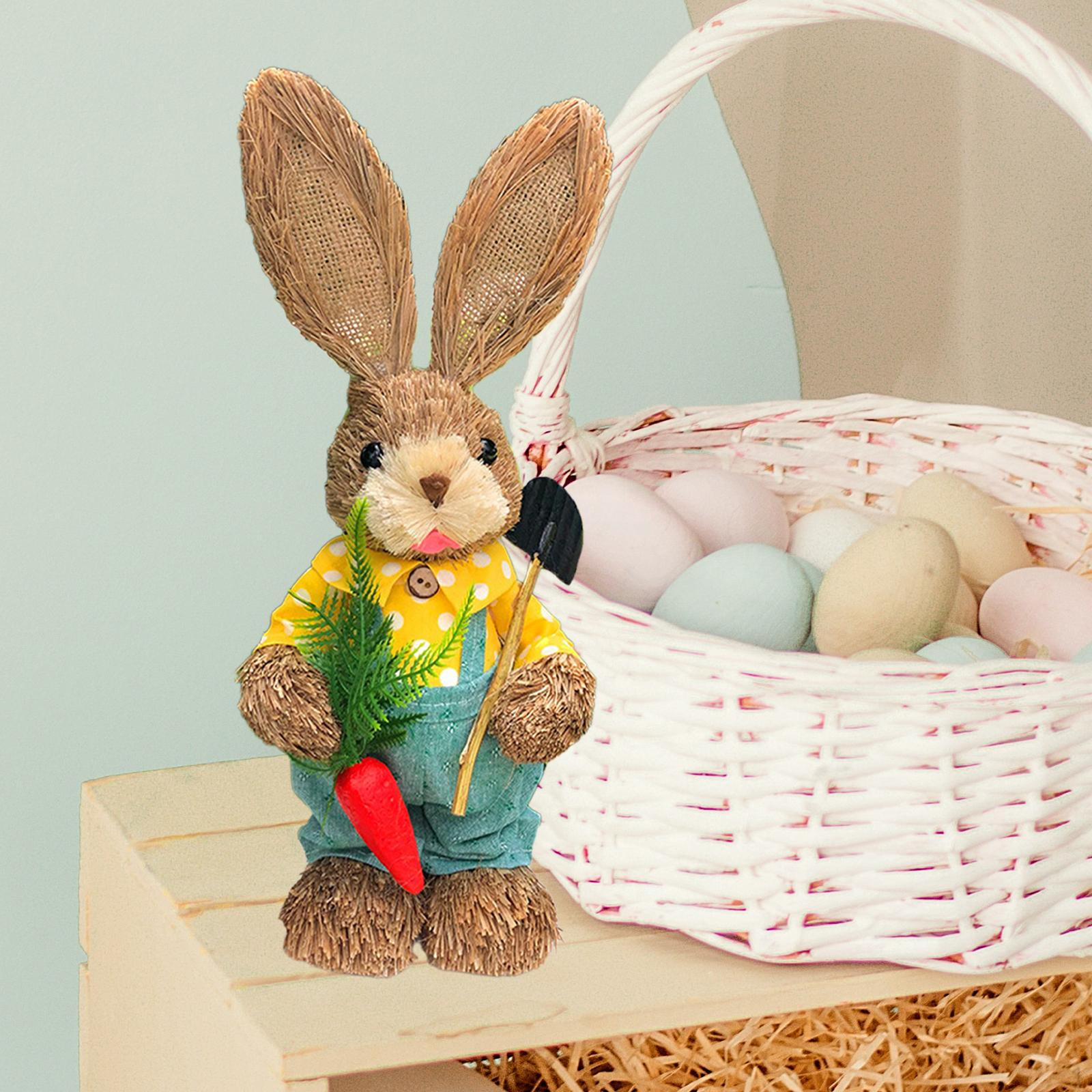 

Очаровательная садовая фигурка Пасхального кролика для размещения на улице Style B