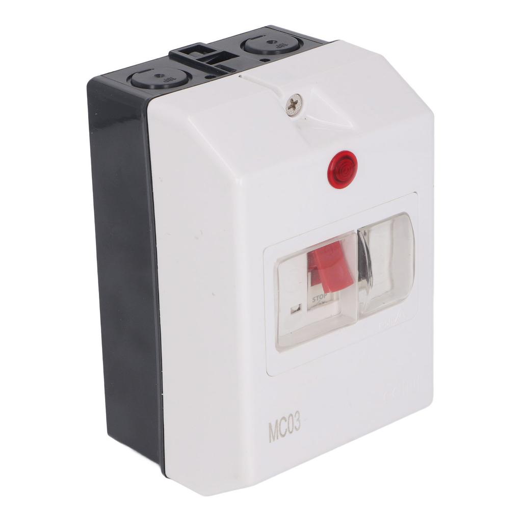 Motor Circuit Breaker Waterproof Electric Motor Protective Circuit Breaker with Signal Lamp 6?10A