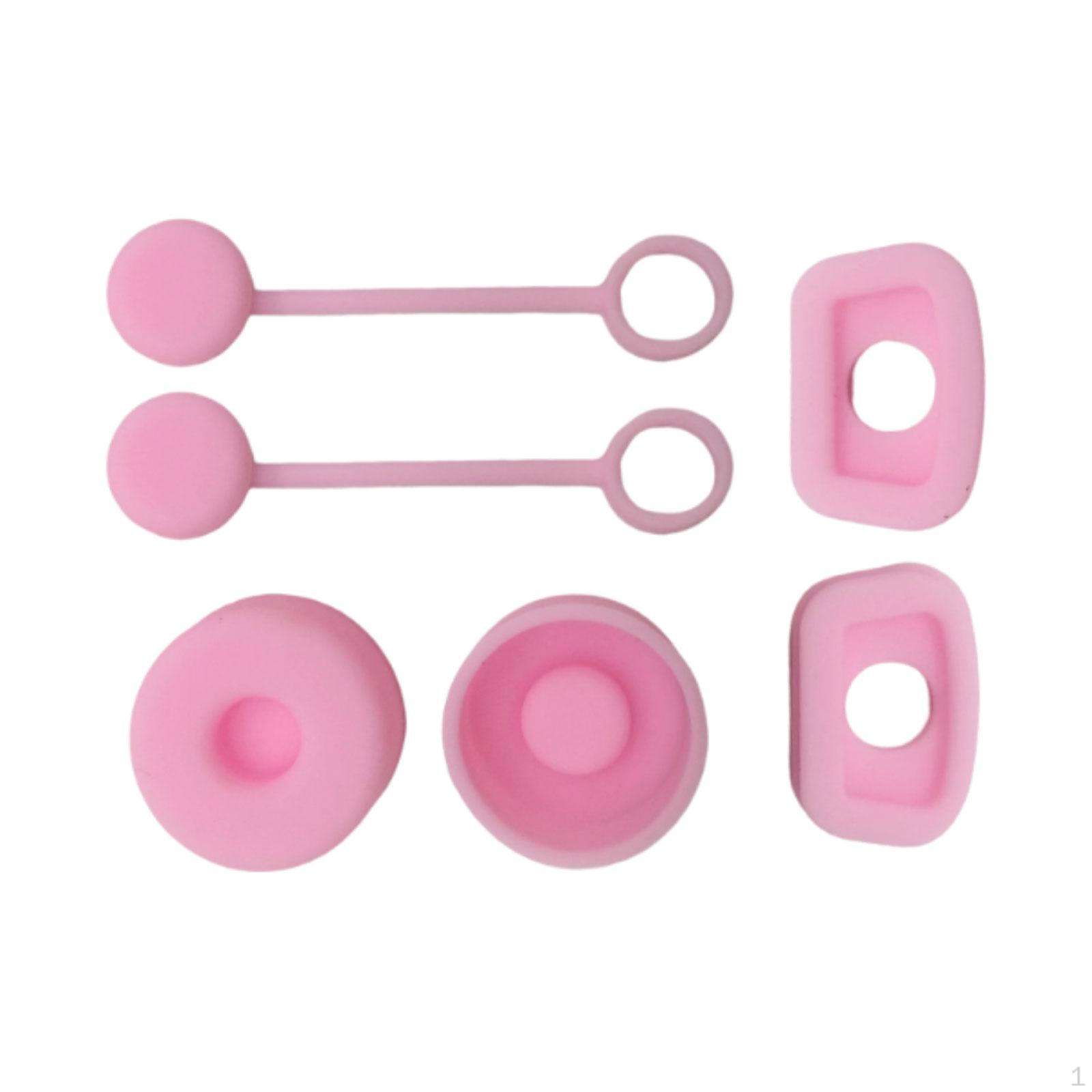 , Cup Straw Cover, Vacuum Bottle Cover Sealing Portable Dustproof Leak Stopper, Cap, for розовый