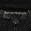 Emporio Armani Knit jacket L black Men's Used
