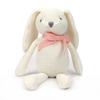 FLUFFYFUN 100% kokvilnas mazuļu rotaļlieta Trusis Plīša rotaļlieta 18cm (Balts)