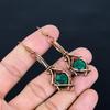 Emerald Pendant, 999 Copper Wire Wrapped Pendant Gemstone Jewelry, Handmade Pendant Amazing Jewelry, Gift For Her