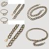 Ladies Double Chain Metal Waist Belt With Gold Finish For Summer And Winter Outfits
