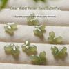 Natural Hetian Jade Butterfly Beads for DIY Jewelry Crystal Bracelet Accessories