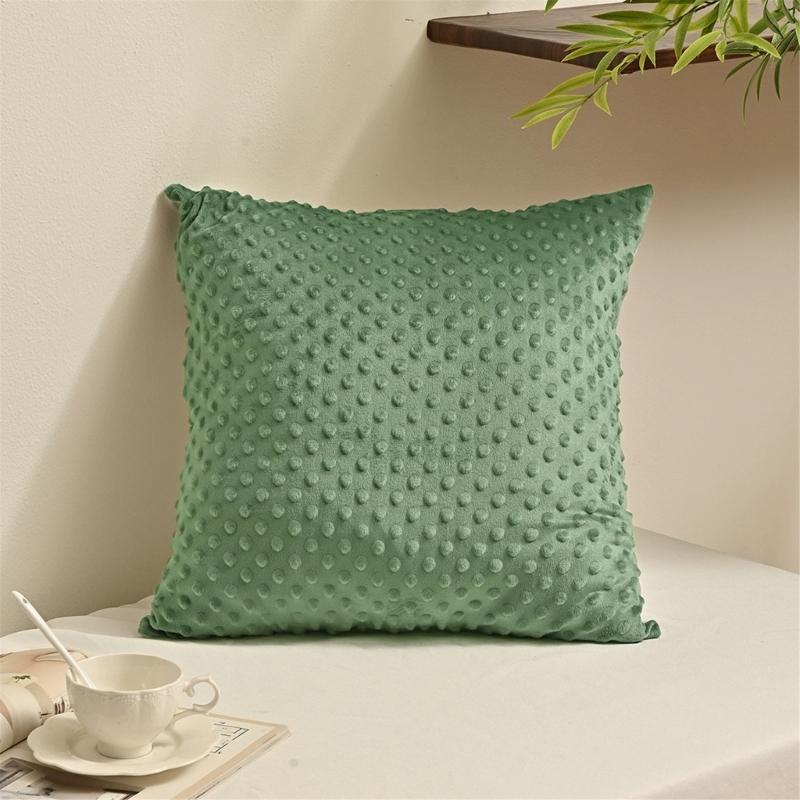 Bean Shape Throw Pillowcase Soft Plush Cushion Cover Durable Machine Washable For Interior Sofa Bed Design