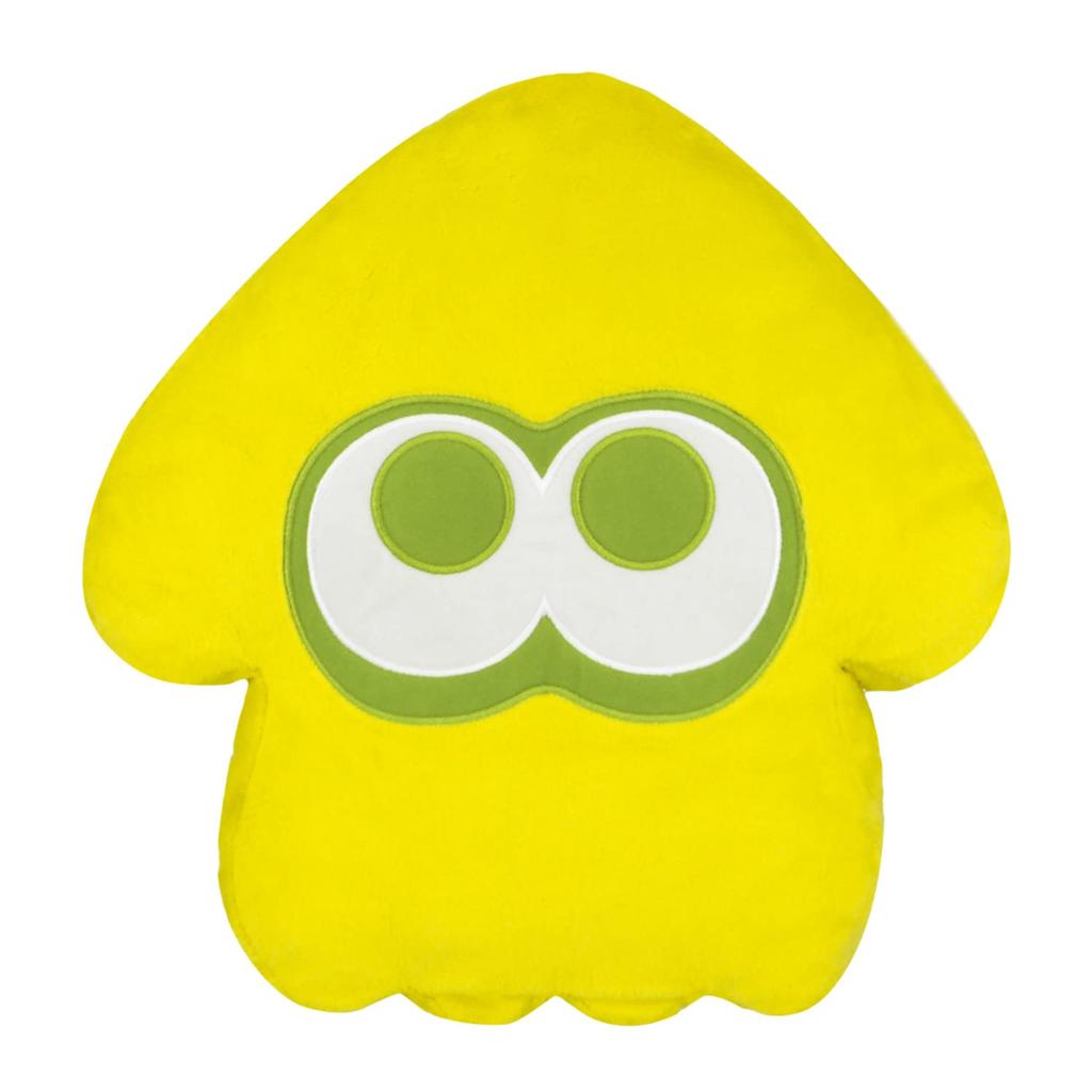 Cuscino Boeki Splatoon 3 ALL STAR COLLECTION Cuscino Squid San-ei - (Giallo) L33×P11×A34cm