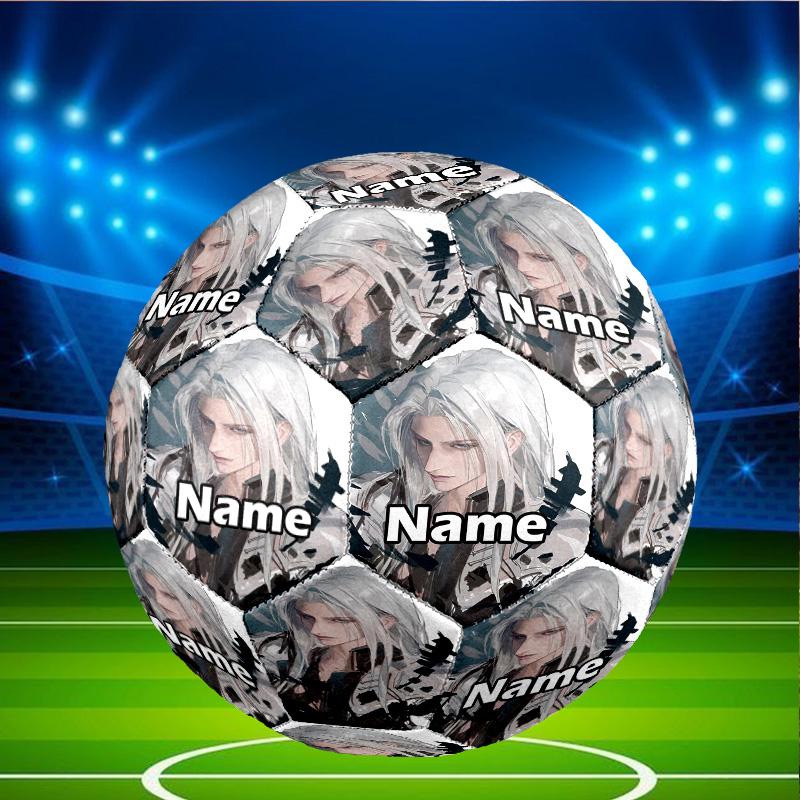Custom Name Personalized Final Fantasy Print Size 5 Soccer Ball Training & Match Football, for Team, Kicking, Gift for Football