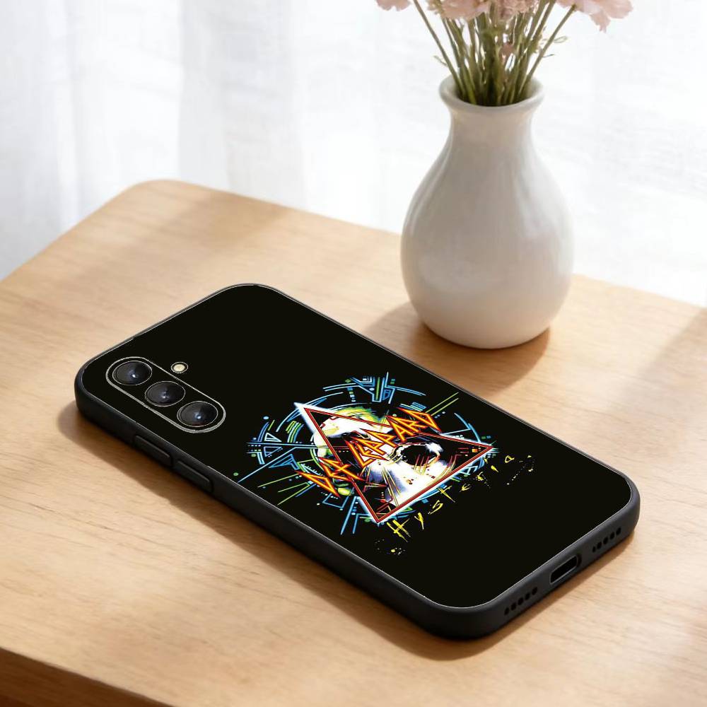 Hot rock band D-Def leppard Phone Case For Samsung Galaxy A73,A21s,A22,A31,A52,A53,A71,A41Soft Black Shell