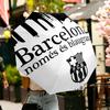 1pc Sturdy 8-Bone Auto Umbrella, Barcelona FC Umbrella, Digital Printed, Foldable Umbrella for On-the-Go Outdoor Use