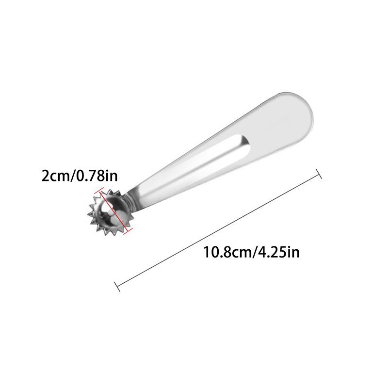 Nástroj na vykrajování rajčat Jahoda Nerezový vykrajovač Odstraňovač Nástroj Přenosný Odstraňovač vršků a stopek rajčat Odstraňovač stopek rajčat Ergonomický