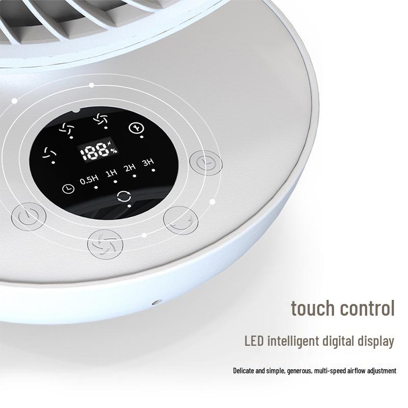 Amiqoo Rechargeable Oscillating Desktop Air Circulator Fan
