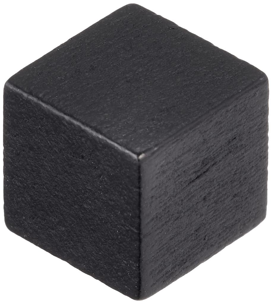 Black 10mm wooden cubes 150 (approx. pieces)
