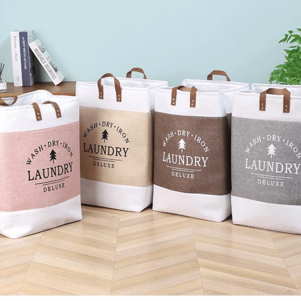 Large Capacity Dirty Clothes Basket Fabric Folding Storage Basket Laundry Basket Laundry Room