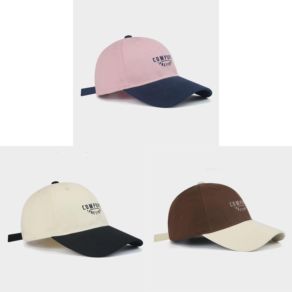 Casquette de Baseball en Coton Pour Femmes Hommes Avec Large Bord Protection Solaire Été Décontracté Mode