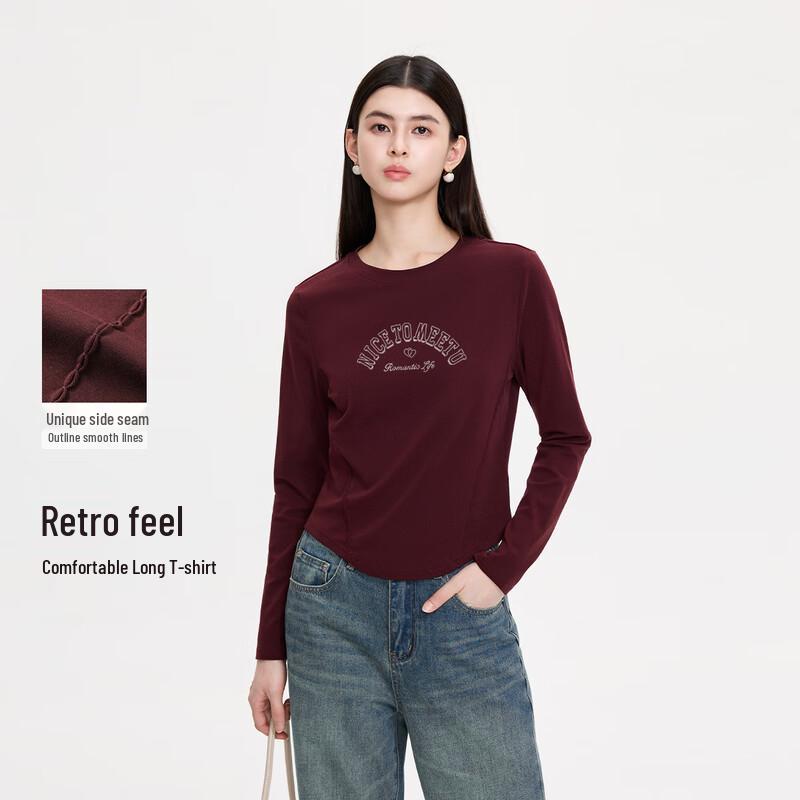 FivePlus Women s Slim-Fit Long-Sleeve T-Shirt S