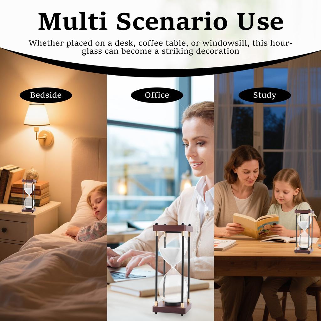 15/30 Minuten Sanduhr Sanduhr Timer Uhr Uhr Geschenke Vintage Sanduhr Stunde Zuhause Schreibtisch Büro Dekorationen