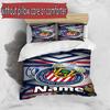 3pcs Duvet Cover Set (1*Duvet Cover + 2*Pillowcase, Without Core), Custom Name Club Deportivo Guadalajara Pattern Bedding Set, Home Bedroom Decor Gift