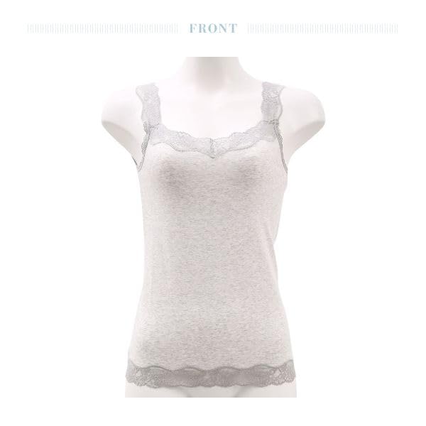 Kid Blue 20STANDARD Camisole Innerwear (LGY-Light Gray, Size M)