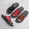 Men's Fashionable Flip Flops Beach Shoes Indoor Outdoor Commuting Casual Shoes Summer Sandals Travel Outdoor Flat Shoes New