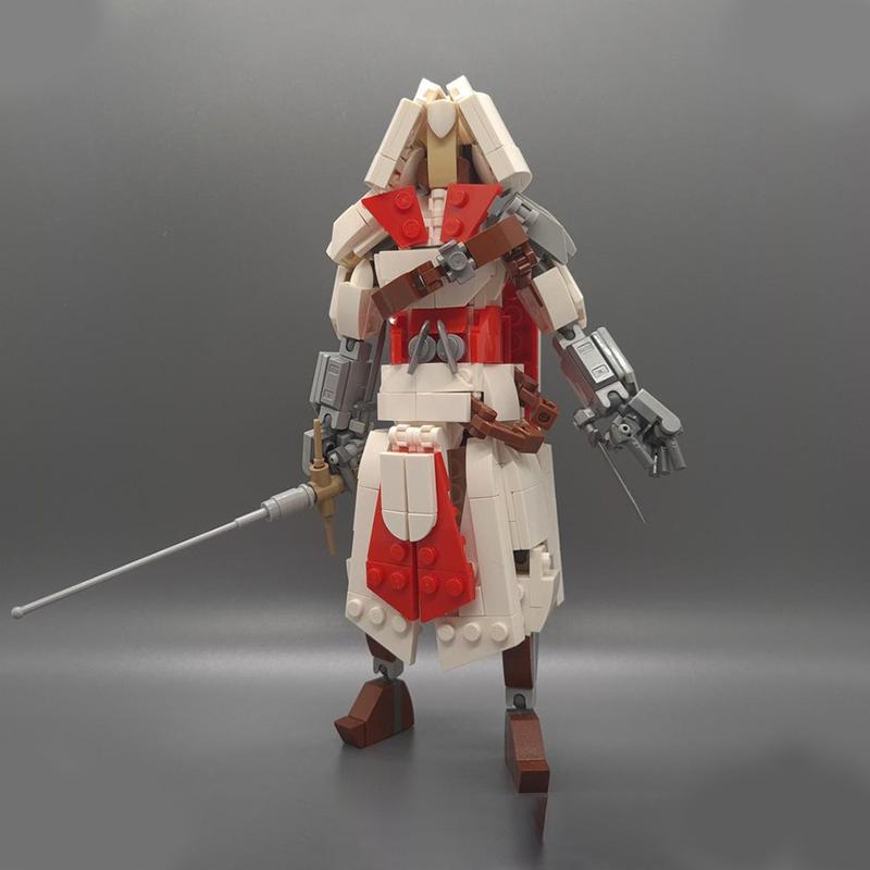 355pcs MOC Assassin S Creed Ezio Brotherhood Model Building Blocks Construction Christmas Gifts Toy Creative DIY Idea Assemble
