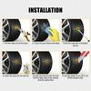 Kit de Reparación de Neumáticos de Motocicleta Herramientas de Tapón de Pinchazo de Coche Pinchazo de Neumático Emergencia para Tiras de Neumático Agitación Pegamento Kit de Herramientas de Reparación
