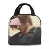 Resident Evils Leon Kennedy Game Insulated Lunch Bag for Women Children Portable Food Boxes Thermal Lunch Box Tote