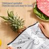 10 Pcs/Bag Leakproof Freezer Safe Kitchen Fresh Bag Large Capacity Aluminum Foil Food Bag Fresh-Keeping Reusable Zip Lock Bag