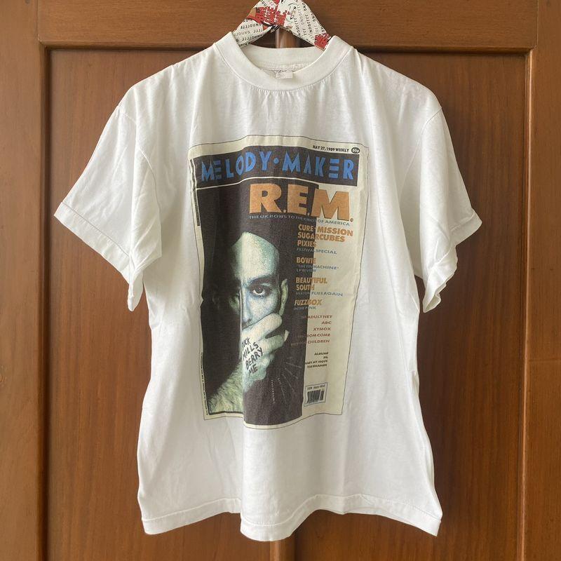 R.E.M. Melody Maker ACME Vintage 90's White Unisex Tshirt Reprint S-5XL KH10884 Unisex T-Shirt