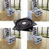 360° Rotation Bar Stools Swivel Plate Universal Sturdy Easy Installation Swivel Platform Steel Rotary Plate