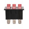 KCD3 34*40 Big Rocker Switches With Red Light Three-Way Switch 9 Pin 2 Position Multi-knife Single-throw 16A/30A 250V