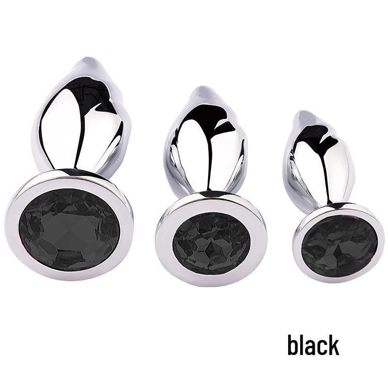 G-Spot Rear Garden Metal Butt Plug: Unisex Adult Flirting Toy