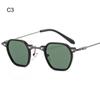 Cool Square Sunglasses Vintage UV400 Tint Ocean Lens Small Polygon Frame Sun Glasses Retro 90s Women Men Hip Hop Shades Eyewear
