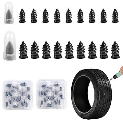 Tire Repair Kit, Puncture Repair Kit, Tubeless, Puncture Repair, Made of Iron and Rubber,