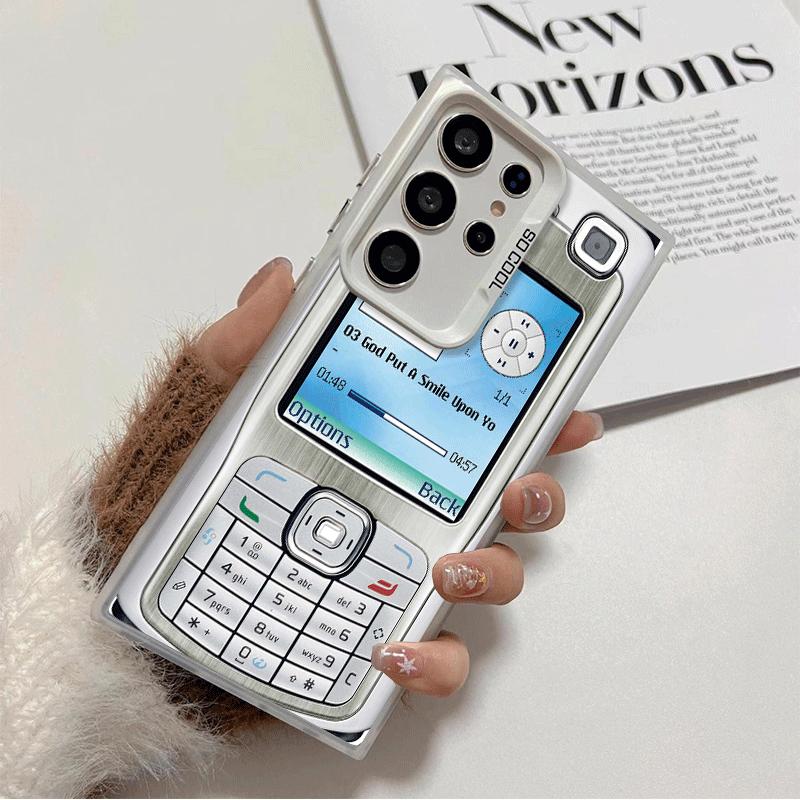 

Funny Retro Callphone Shockproof Phone Case for Samsung Galaxy S26 Edge S25 Ultra S24 FE S23 Plus S21 Cover Anti Fall Fundas Samsung S20 FE
