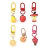 Whimsical Fruit Themed Keyring Decorative Charm For Backpacks Luggage Keys Trendy Accessory Gift