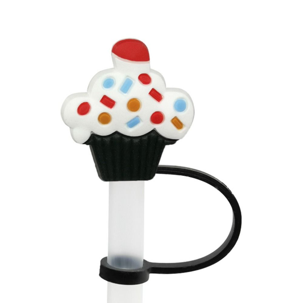 Splash Proof Straw Tip Covers Airtight Straw Topper Cute Drinking Dustproof Cap  Cup Accessories