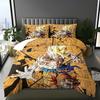 2026 Hot Sale Japanese Anime Dragon Ball Son Goku Bedding Set Quilt Cover Twin Full Bedroom Bed Decor for Teens Best Gifts