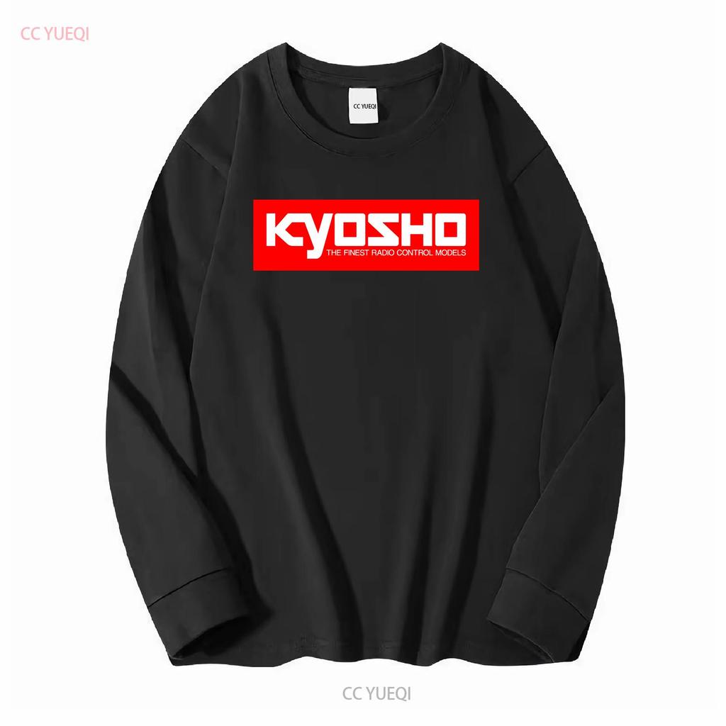 New Item Kyosho RC Remote Control Logo Mens Black T Shirt Size S 5XL Vintage Washed Fashion Soft Casual Graphic