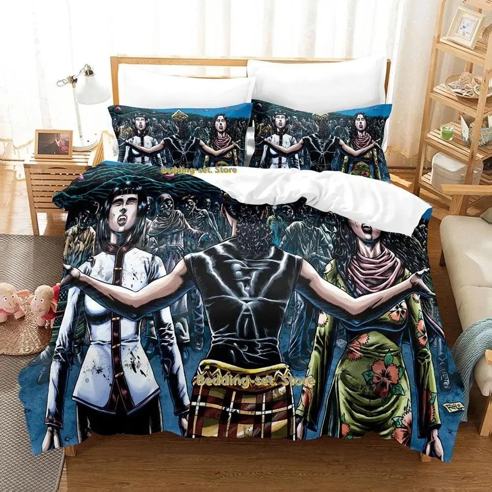 Comics Extinction Parade Bedding Set Cartoon Anime Three-Piece Set Adult Kid Bedroom Duvetcover Sets Funda Cama Infantil