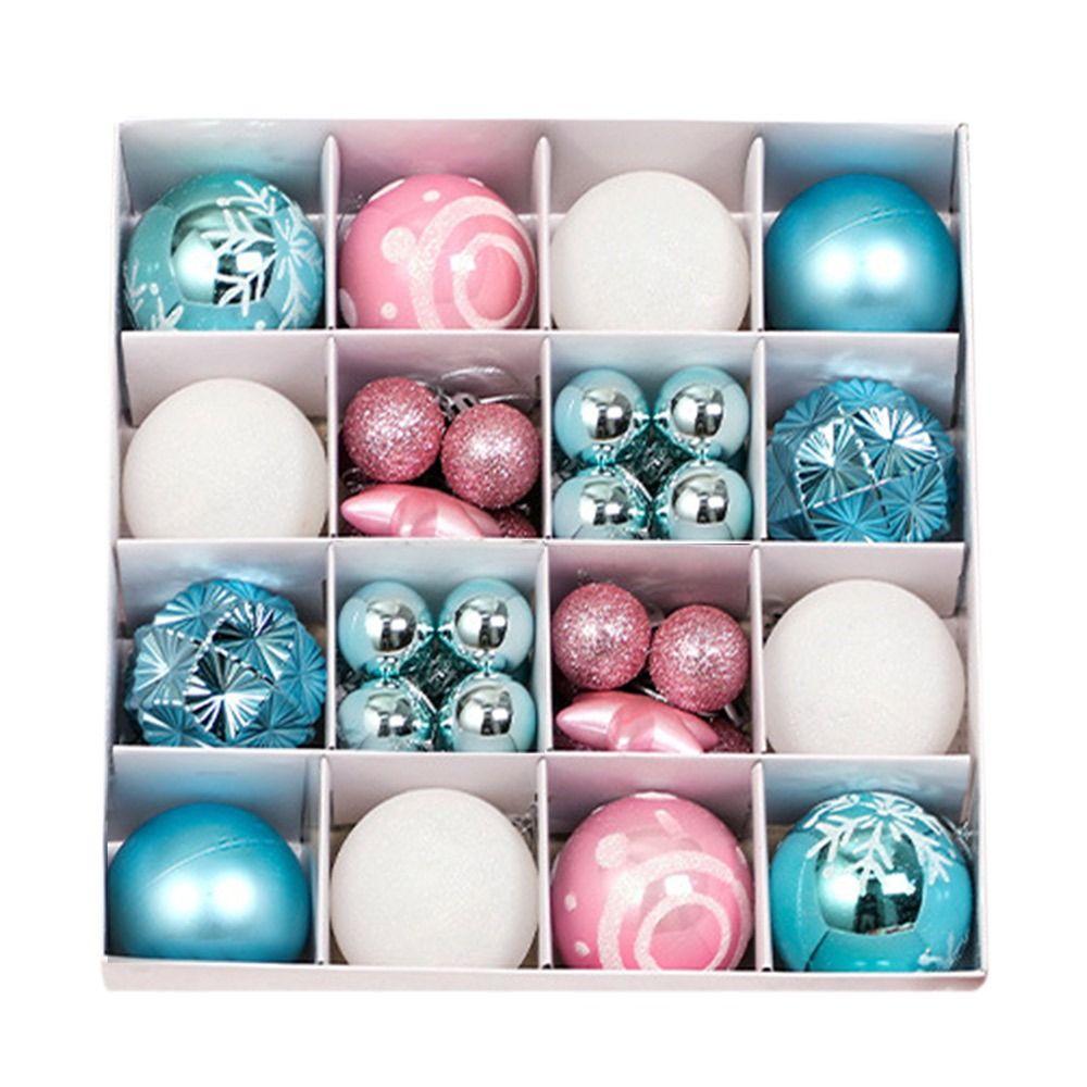 Creative Plastic Christmas Balls Ornaments 6cm Shatterproof Christmas Tree Decorations Xmas Christmas Tree Ball Wedding