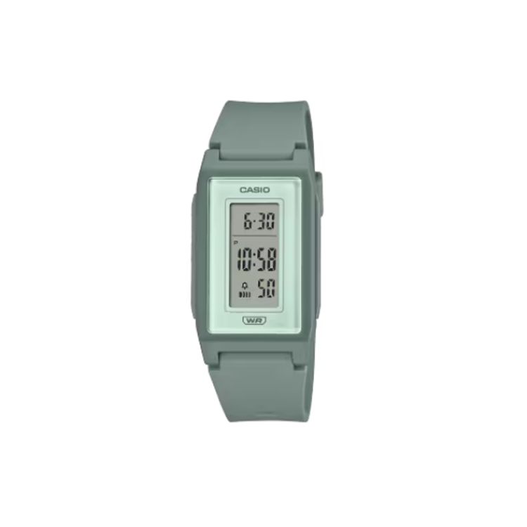 Casio 30M Waterproof Quartz Watch Resin Strap Women watches Green LF-10WH-3 Green Watch Case