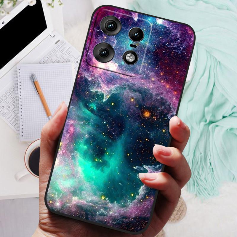 Etui na Moto Edge 50 Pro Luksusowe Zwierzęta Silikonowy Tylny Pokrowiec na Telefon Do Motorola Edge 50 Pro 5G Etui Ochronna Obudowa Edge50 pro
